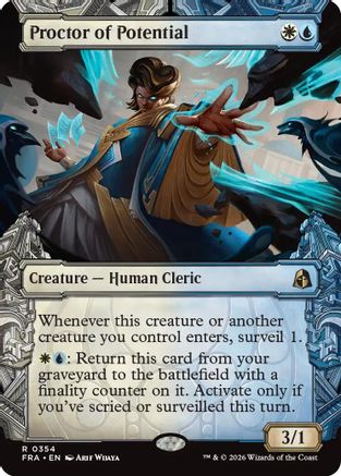 Proctor of Potential (Showcase) |  Foil (354) [Reality Fracture]