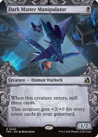 Dark Matter Manipulator (Showcase) |  Foil (340) [Reality Fracture]