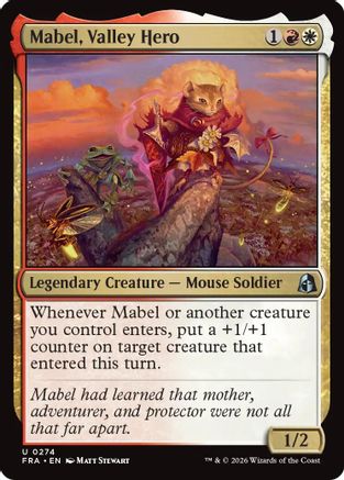Mabel, Valley Hero |  Foil (274) [Reality Fracture]