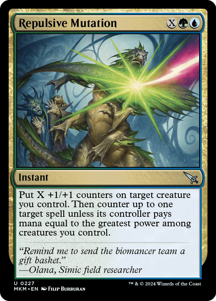 Repulsive Mutation [Murders at Karlov Manor] Foil