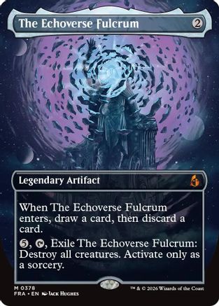 The Echoverse Fulcrum (Borderless) |  Foil (378) [Reality Fracture]