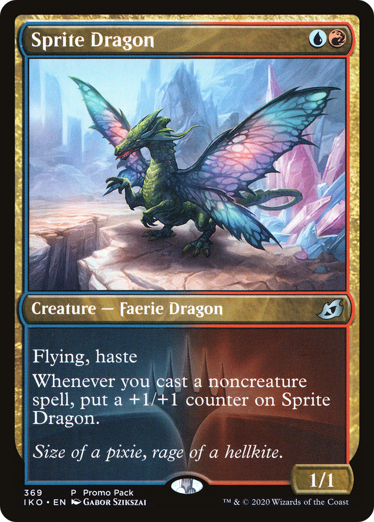 Sprite Dragon (Promo Pack) [Ikoria: Lair of Behemoths Promos] Foil