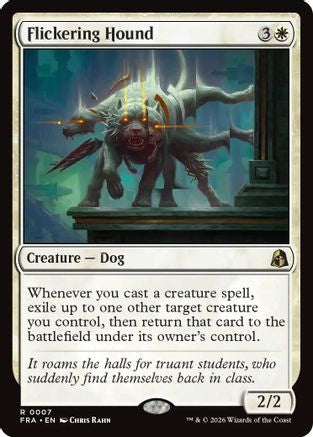 Flickering Hound |  Foil (007) [Reality Fracture]