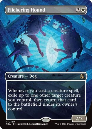 Flickering Hound (Borderless) |  (359) [Reality Fracture]
