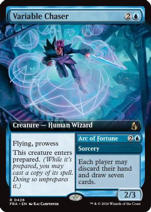 Variable Chaser (Extended Art) |  Foil (426) [Reality Fracture]