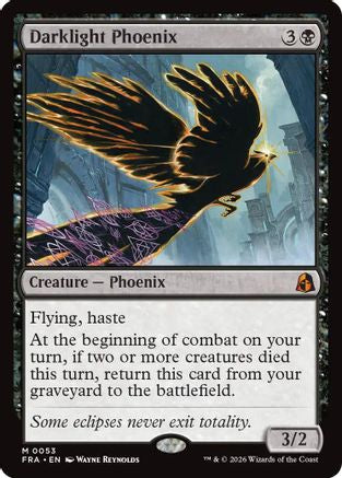 Darklight Phoenix |  Foil (053) [Reality Fracture]