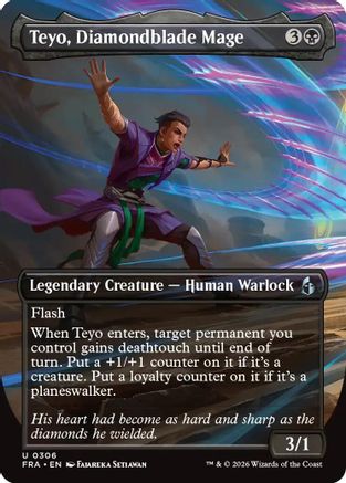 Teyo, Diamondblade Mage (Borderless) |  (306) [Reality Fracture]