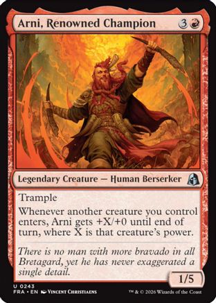 Arni, Renowned Champion |  (243) [Reality Fracture]