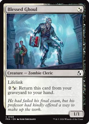 Blessed Ghoul |  Foil (123) [Reality Fracture]