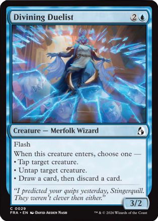 Divining Duelist |  Foil (029) [Reality Fracture]