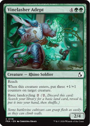 Vinelasher Adept |  Foil (119) [Reality Fracture]
