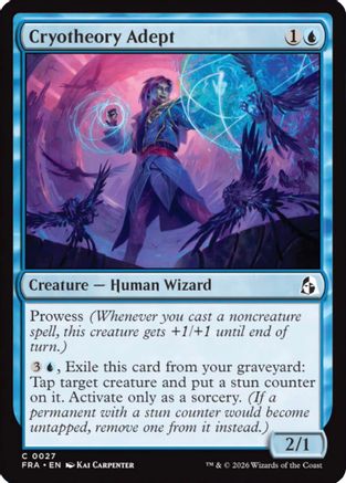 Cryotheory Adept |  Foil (027) [Reality Fracture]