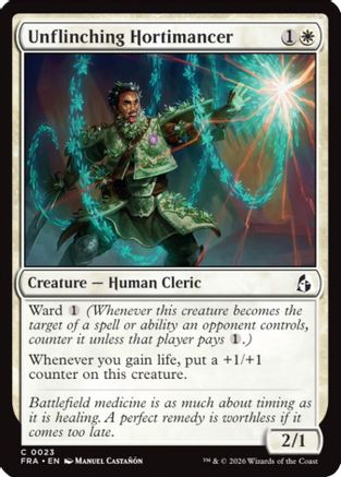 Unflinching Hortimancer |  Foil (023) [Reality Fracture]