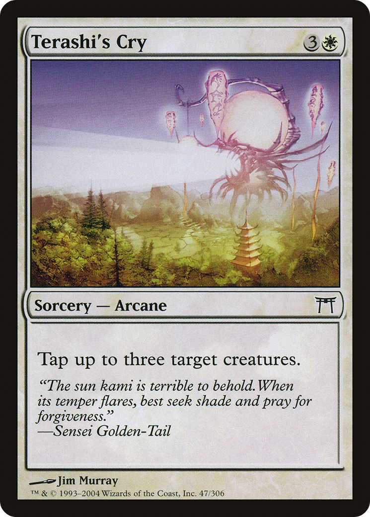 Terashi's Cry [Champions of Kamigawa] Foil
