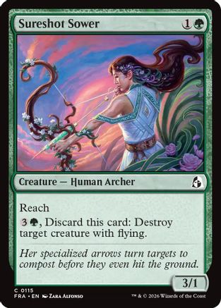 Sureshot Sower |  Foil (115) [Reality Fracture]
