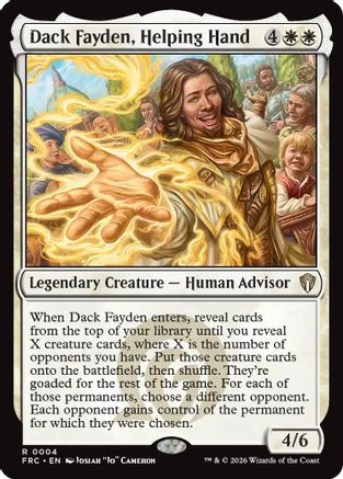Dack Fayden, Helping Hand |  (004) [Commander: Reality Fracture]