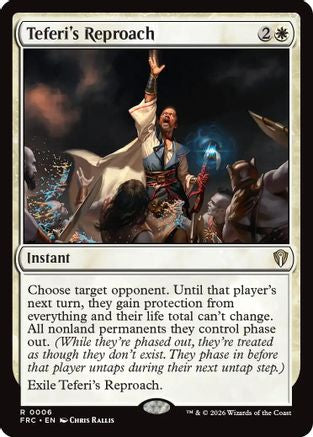 Teferi's Reproach |  (004) [Commander: Reality Fracture]