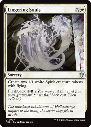 Lingering Souls |  (027) [Commander: Reality Fracture]