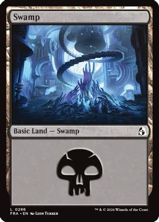 Swamp (0286) |  Foil (286) [Reality Fracture]