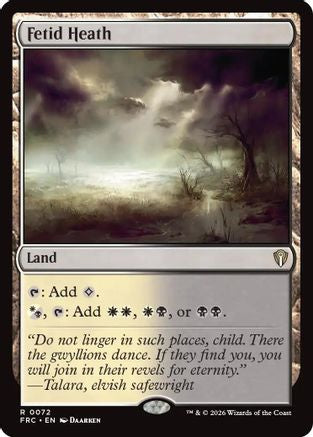 Fetid Heath |  (072) [Commander: Reality Fracture]