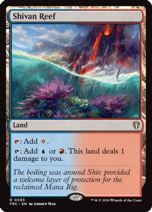 Shivan Reef |  (083) [Commander: Reality Fracture]