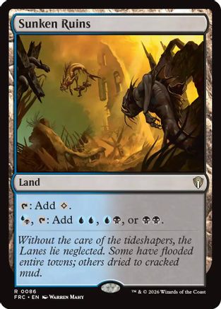 Sunken Ruins |  (086) [Commander: Reality Fracture]