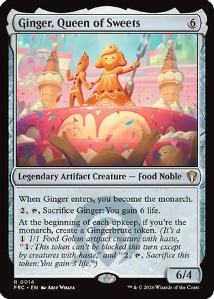 Ginger, Queen of Sweets |  (014) [Commander: Reality Fracture]