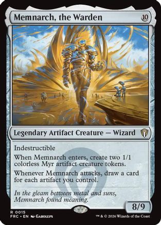Memnarch, the Warden |  (015) [Commander: Reality Fracture]