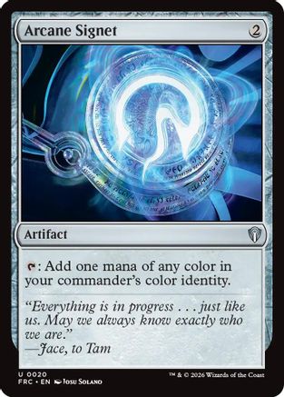 Arcane Signet |  (020) [Commander: Reality Fracture]
