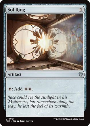 Sol Ring |  (021) [Commander: Reality Fracture]