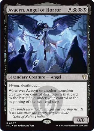Avacyn, Angel of Horror |  (007) [Commander: Reality Fracture]