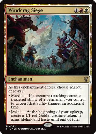 Windcrag Siege |  (052) [Commander: Reality Fracture]