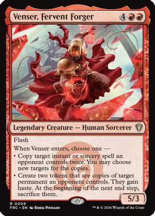 Venser, Fervent Forger |  (009) [Commander: Reality Fracture]