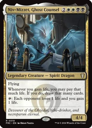 Niv-Mizzet, Ghost Counsel |  (010) [Commander: Reality Fracture]