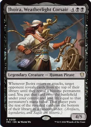 Jhoira, Weatherlight Corsair |  (008) [Commander: Reality Fracture]