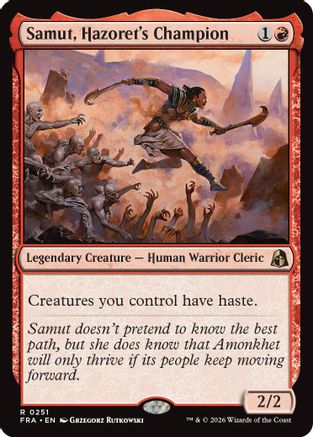 Samut, Hazorer's Champion |  Foil (251) [Reality Fracture]