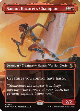 Samut, Hazorer's Champion (Borderless) |  (311) [Reality Fracture]
