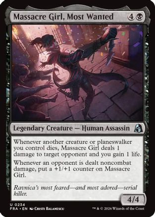 Massacre Girl, Most Wanted |  Foil (234) [Reality Fracture]