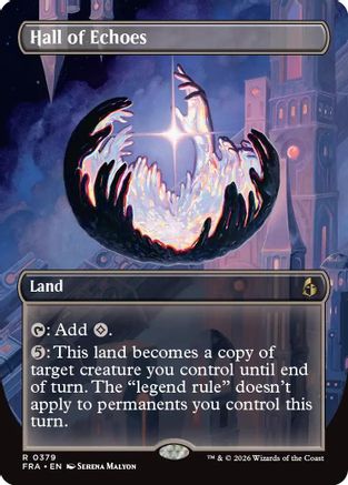 Hall of Echoes (Borderless) |  Foil (379) [Reality Fracture]