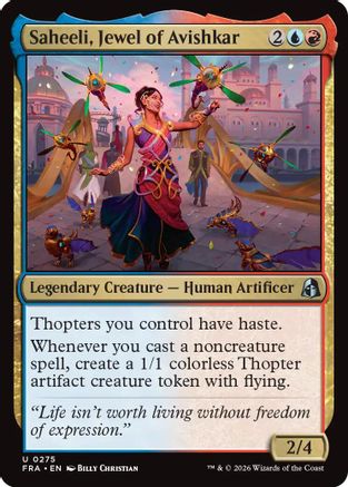 Saheeli, Jewel of Avishkar |  (275) [Reality Fracture]