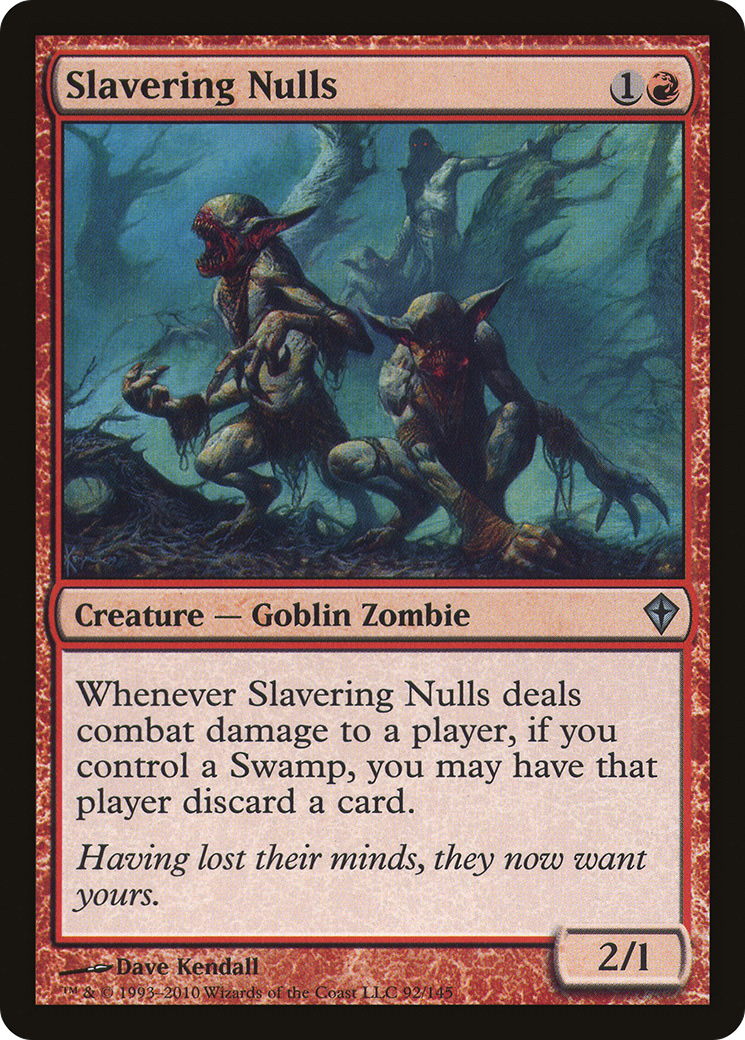 Slavering Nulls [Worldwake] Foil