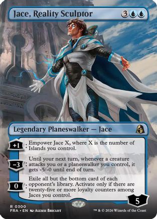 Jace, Reality Sculptor (Borderless) |  (300) [Reality Fracture]