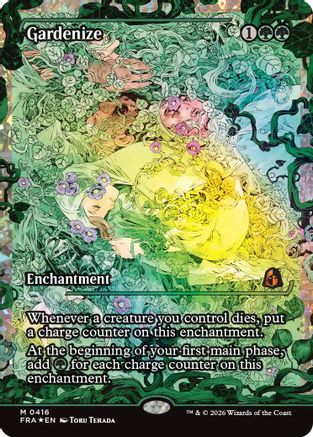 Gardenize (Showcase) (Fracture Foil) (0416) |  Foil (416) [Reality Fracture]