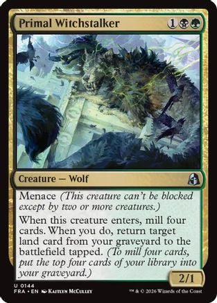 Primal Witchstalker |  Foil (144) [Reality Fracture]