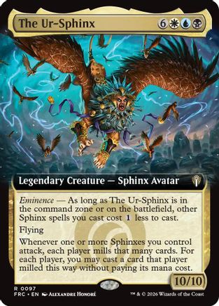 The Ur-Sphinx (Extended Art) |  (097) [Commander: Reality Fracture]