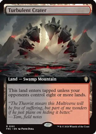 Turbulent Crater (Extended Art) |  (101) [Commander: Reality Fracture]