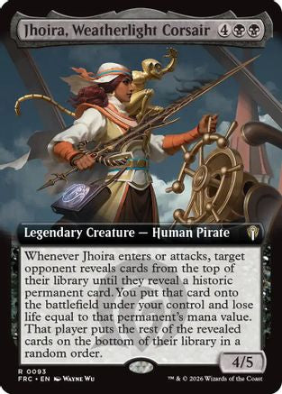 Jhoira, Weatherlight Corsair (Extended Art) |  (093) [Commander: Reality Fracture]