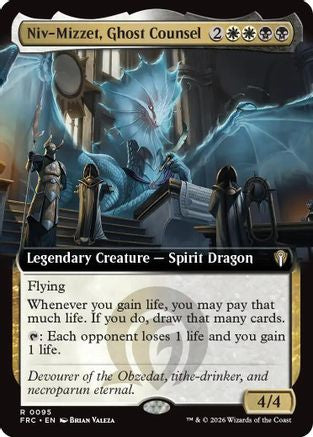 Niv-Mizzet, Ghost Counsel (Extended Art) |  (095) [Commander: Reality Fracture]