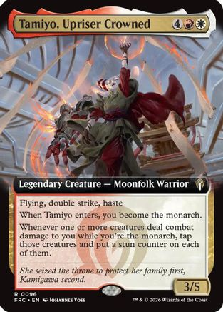 Tamiyo, Upriser Crowned (Extended Art) |  (096) [Commander: Reality Fracture]