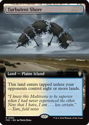 Turbulent Shore (Extended Art) |  (102) [Commander: Reality Fracture]